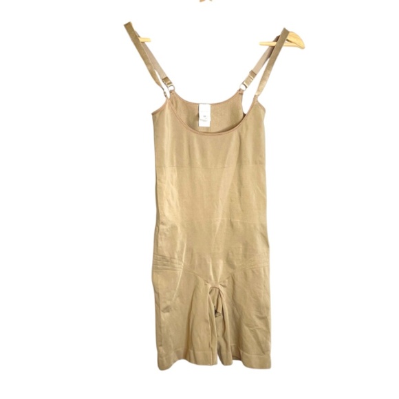 Nude Compression Shapewear Bodysuit Romper - Picture 1 of 5